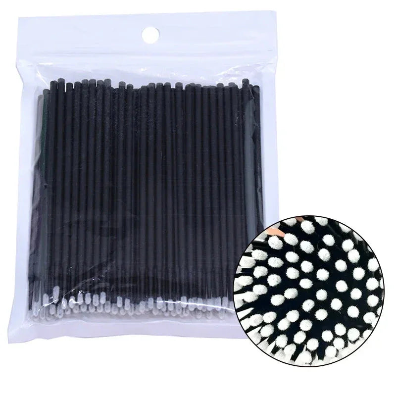 Escova de Limpeza para Cílios – Kit 100 Peças