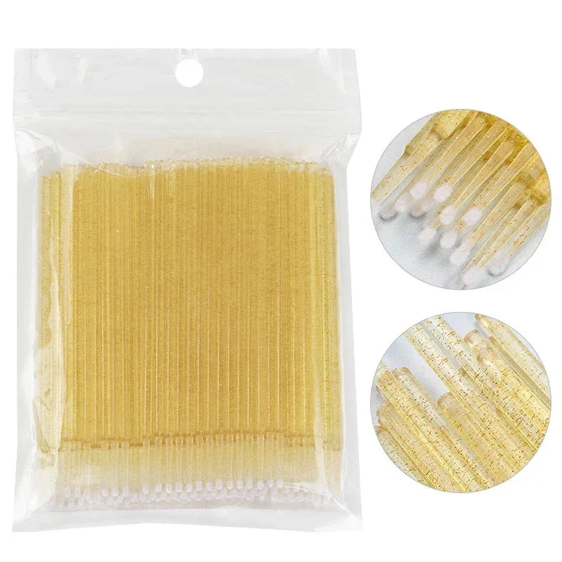 Escova de Limpeza para Cílios – Kit 100 Peças