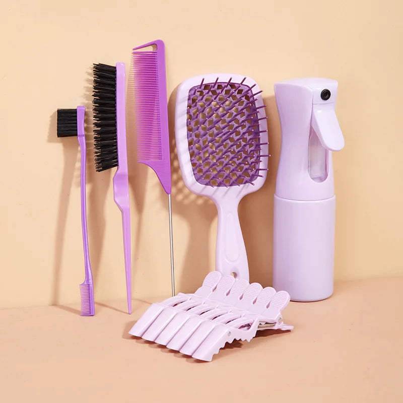 Kit Profissional de 11 Peças para Modelagem e Cuidados do Cabelo