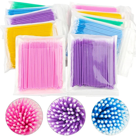 Escova de Limpeza para Cílios – Kit 100 Peças