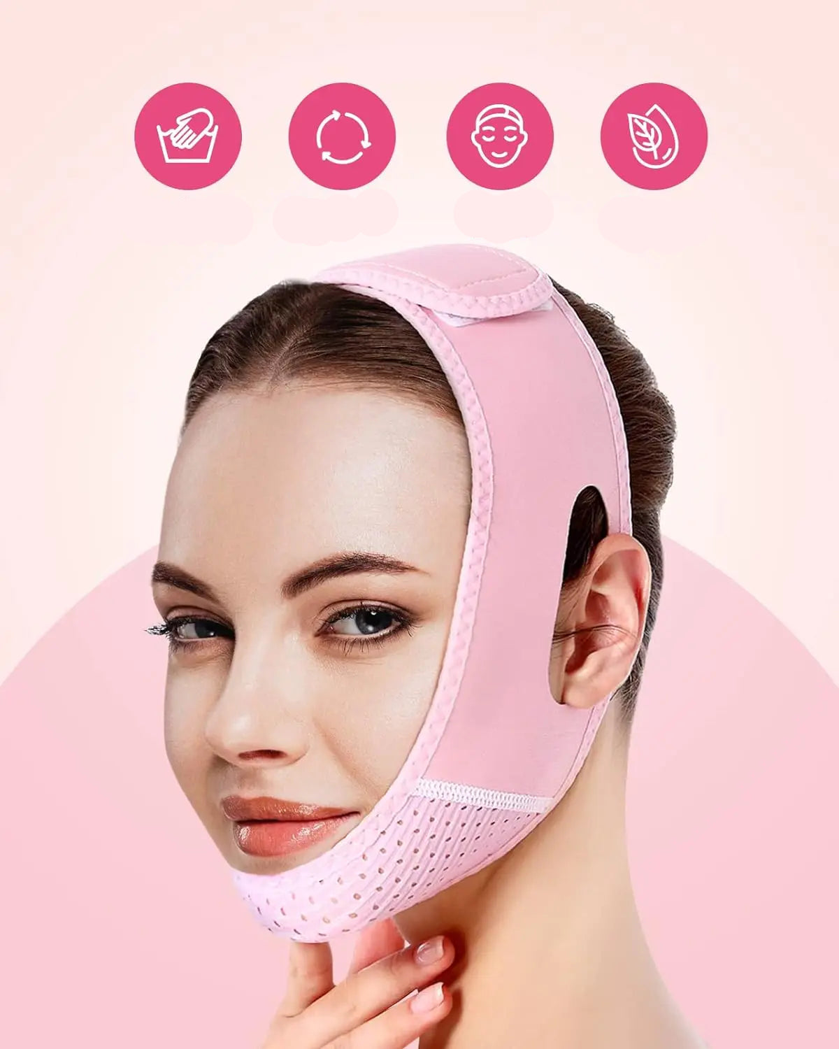 Faixa Estética V-Line para Queixo e Rosto