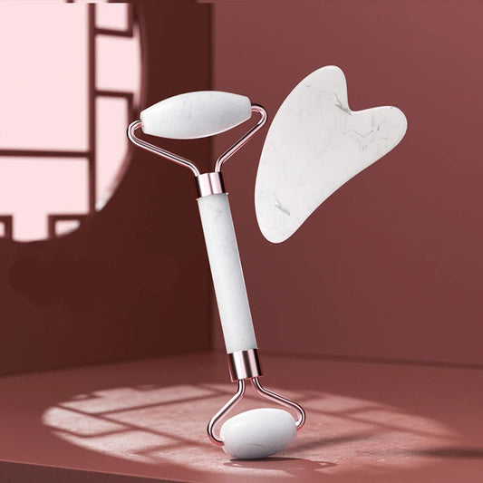 Rolo de Massagem Facial e Corporal em Resina
