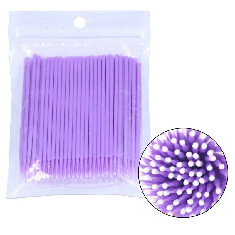 Escova de Limpeza para Cílios – Kit 100 Peças