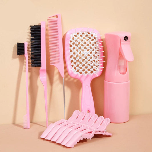 Kit Profissional de 11 Peças para Modelagem e Cuidados do Cabelo