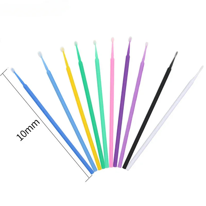 Escova de Limpeza para Cílios – Kit 100 Peças