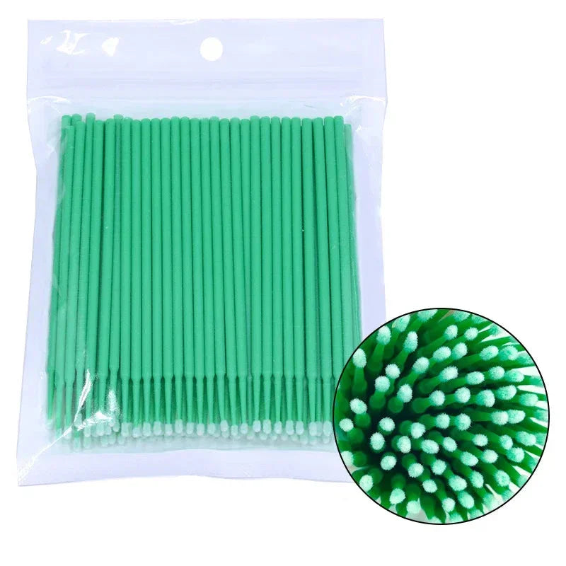 Escova de Limpeza para Cílios – Kit 100 Peças