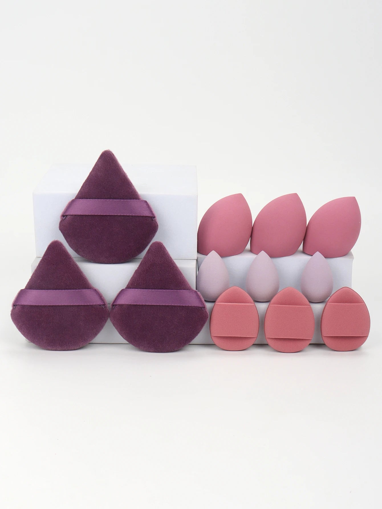 Kit Completo 12 Esponjas de Maquilhagem