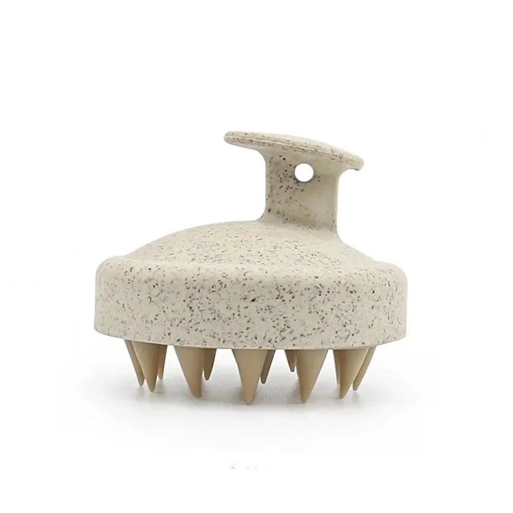 Escova de Silicone para Massagem e Lavagem de Cabelo