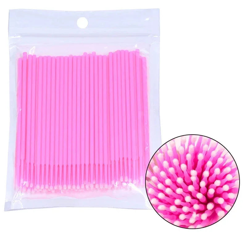 Escova de Limpeza para Cílios – Kit 100 Peças