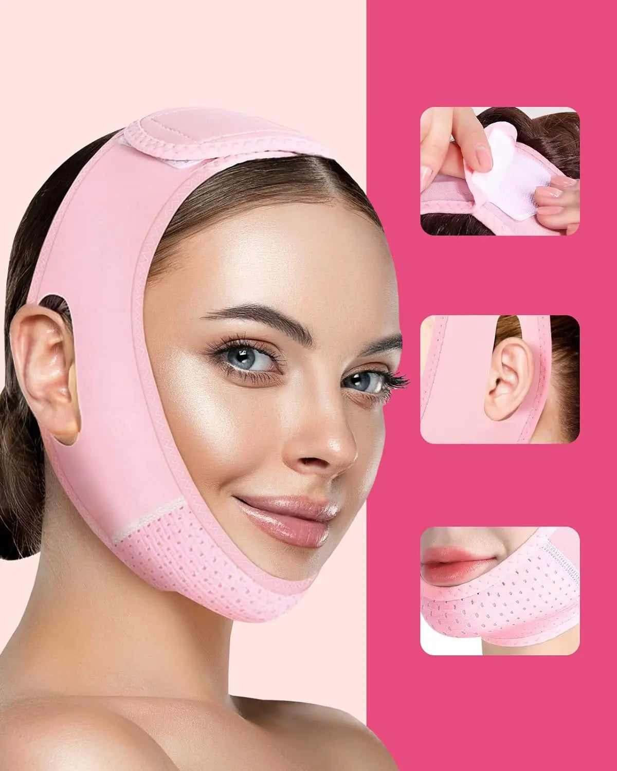 Faixa Estética V-Line para Queixo e Rosto