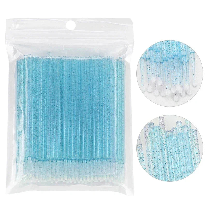 Escova de Limpeza para Cílios – Kit 100 Peças