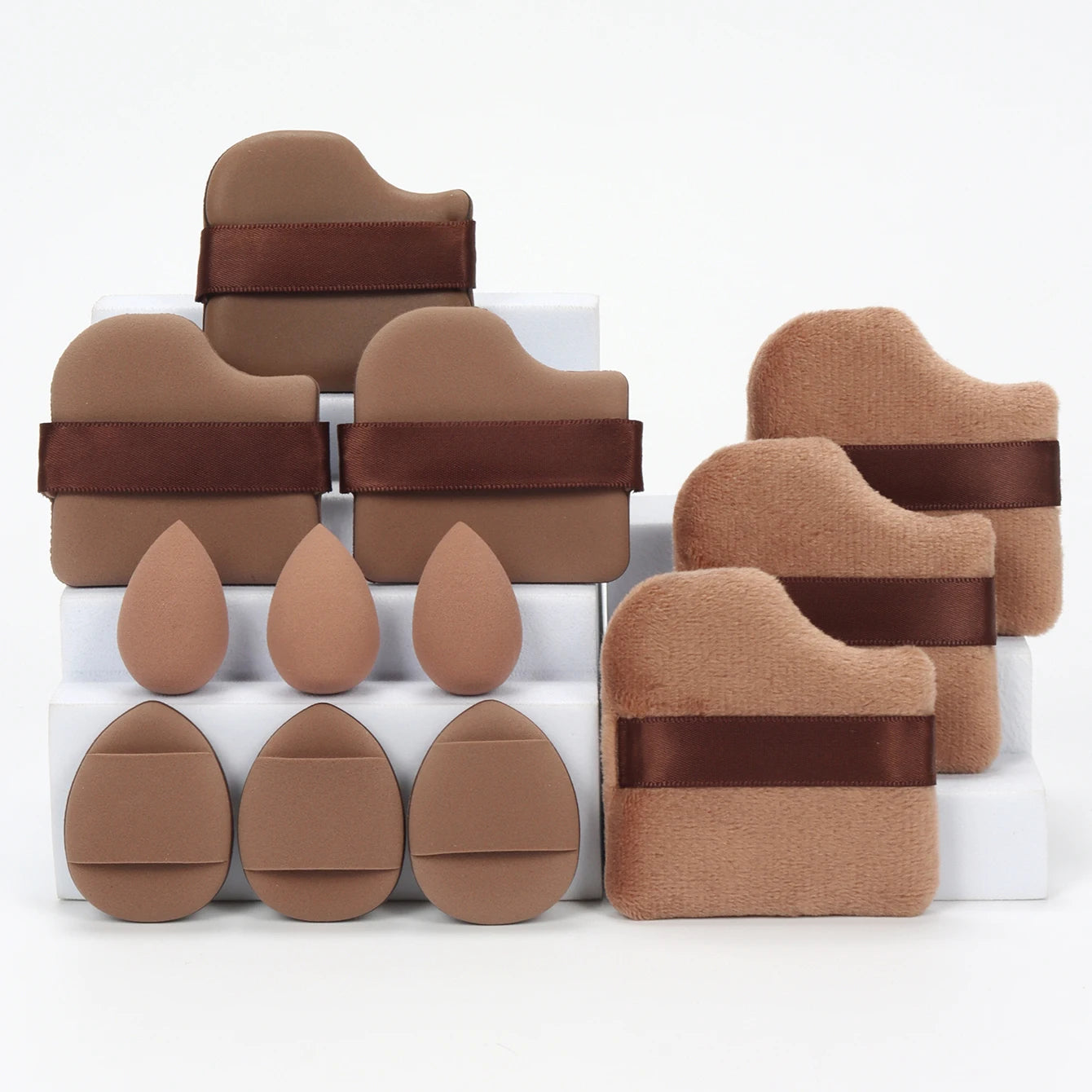 Kit Completo 12 Esponjas de Maquilhagem