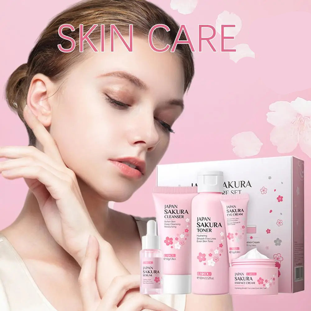 Sakura Glow – Kit de Cuidados Faciais