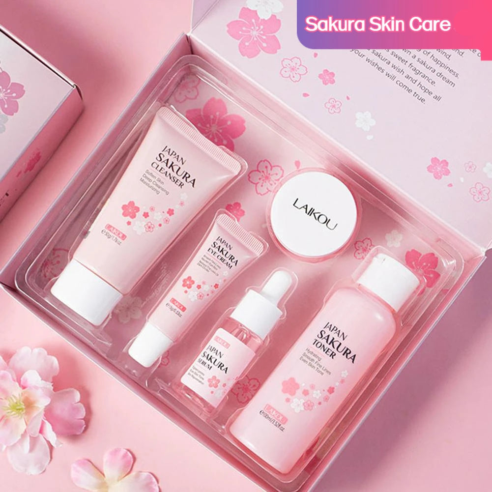 Sakura Glow – Kit de Cuidados Faciais