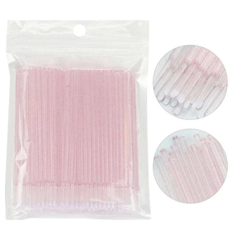 Escova de Limpeza para Cílios – Kit 100 Peças