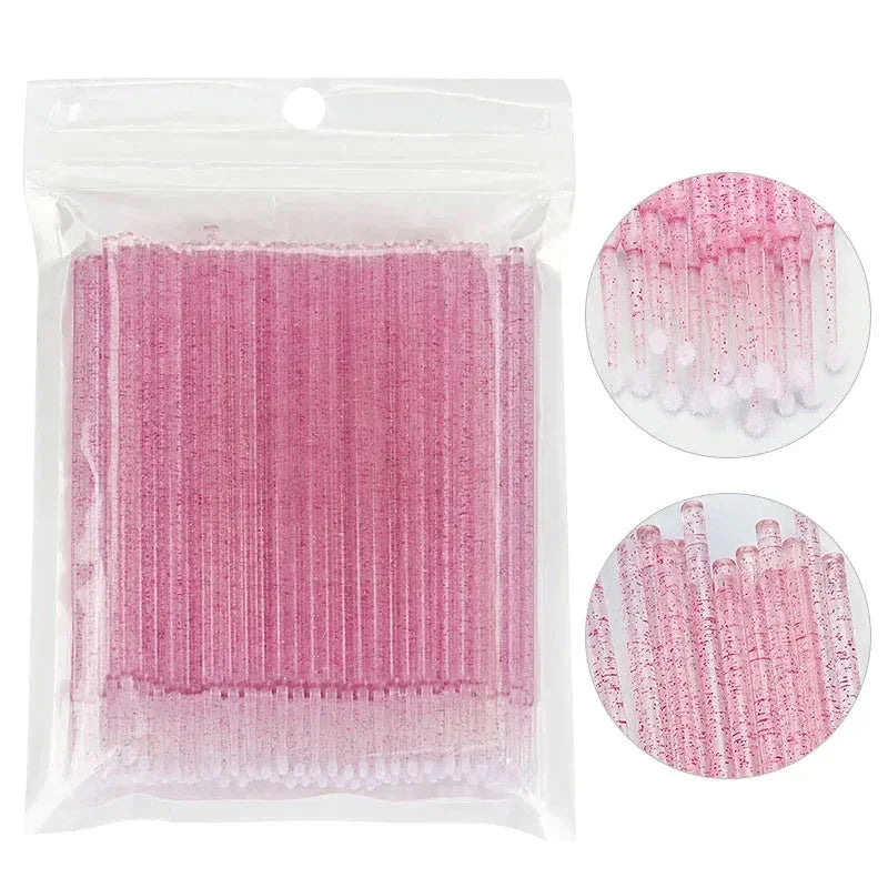 Escova de Limpeza para Cílios – Kit 100 Peças