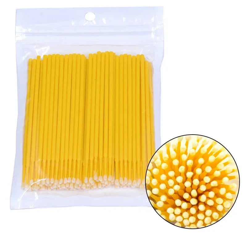 Escova de Limpeza para Cílios – Kit 100 Peças