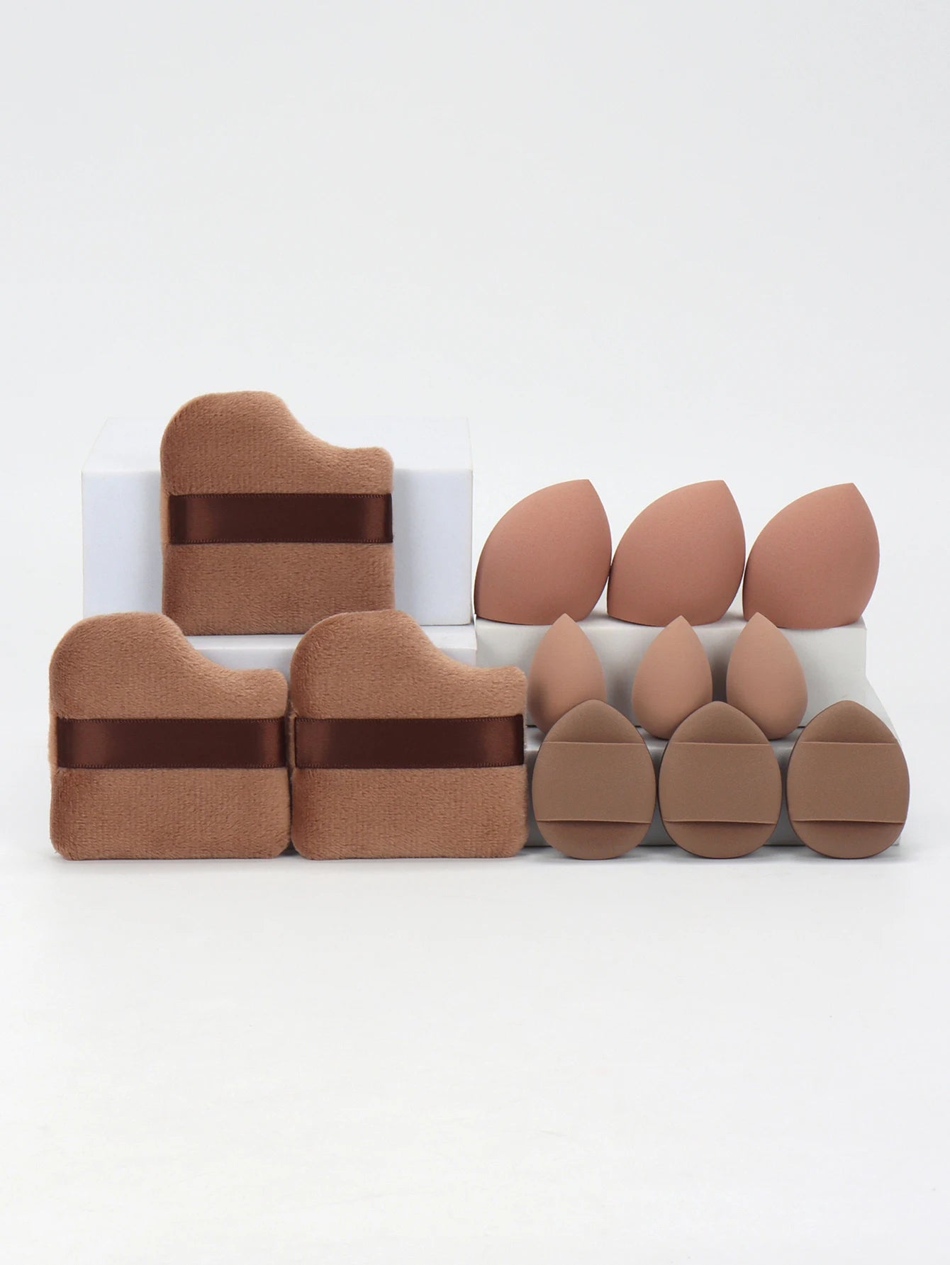 Kit Completo 12 Esponjas de Maquilhagem